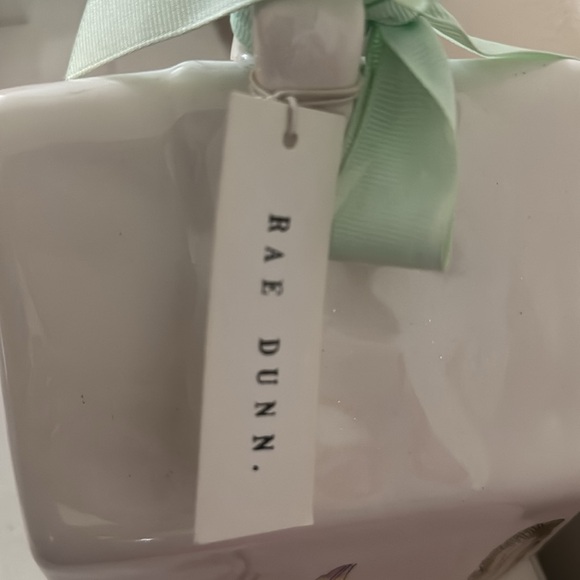 Rae Dunn Artisan collection birdhouse with feathers - Picture 5 of 6